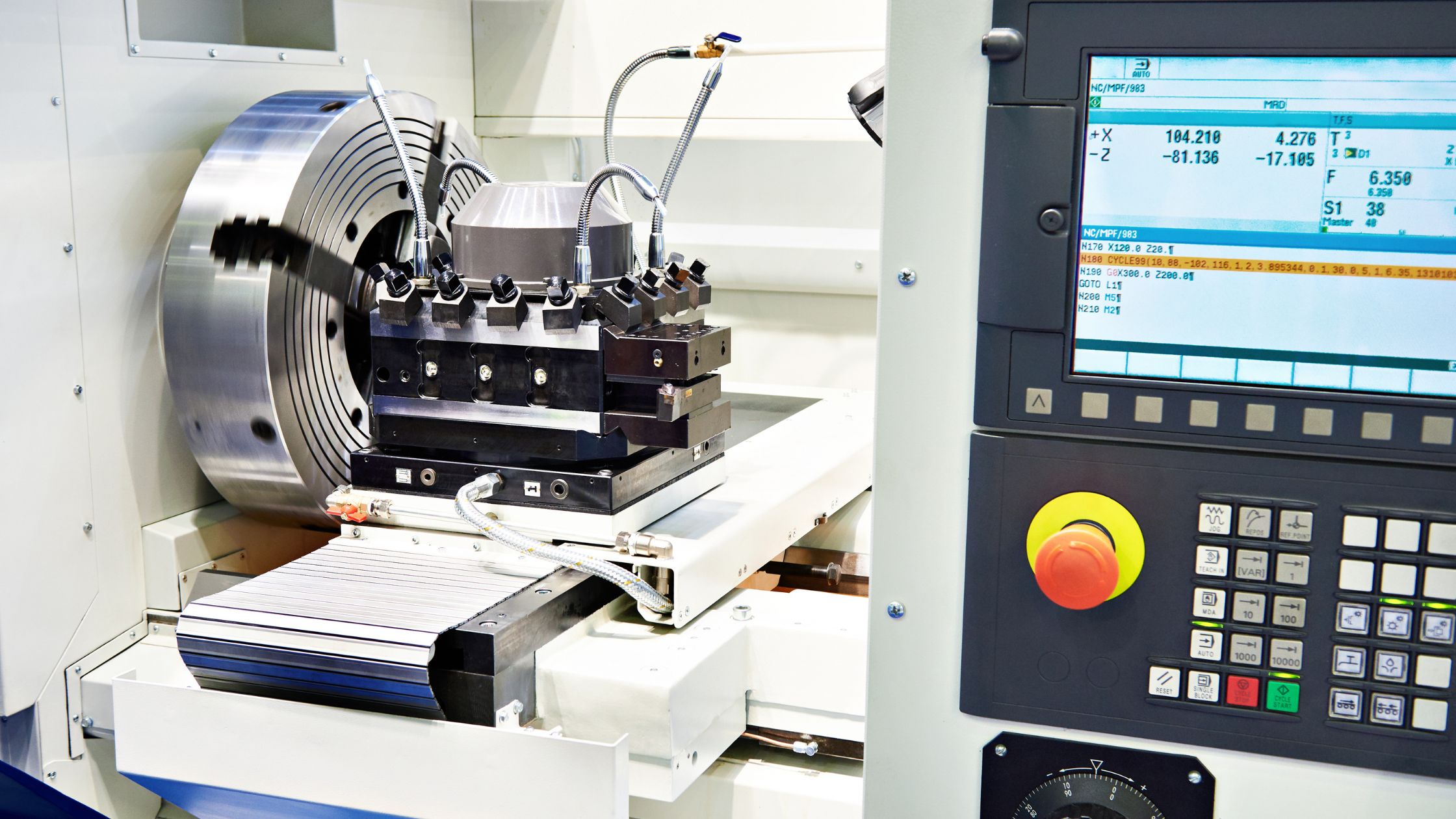 CNC Machine Close Up