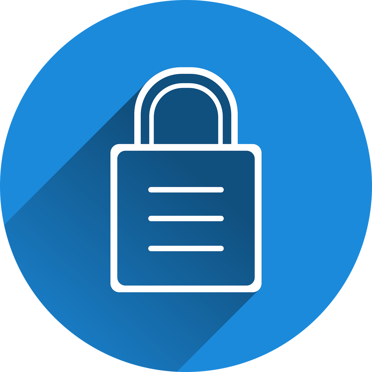 Free castle security locked vector