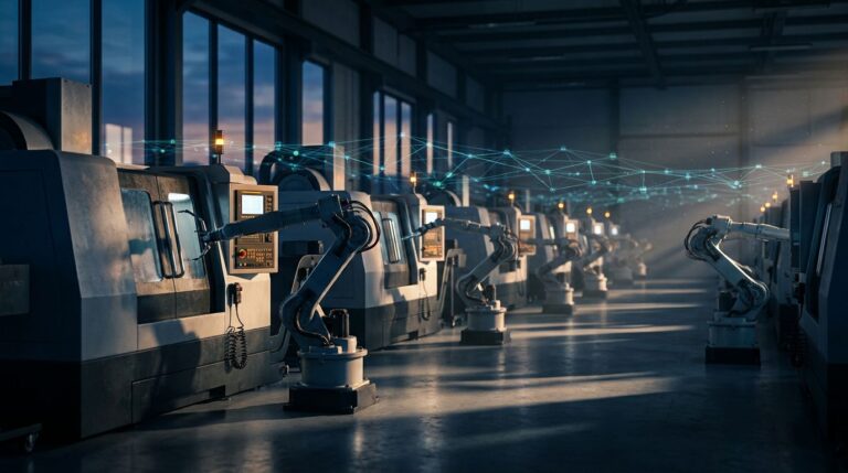 CNCs with cobots connected with active OT asset inventory